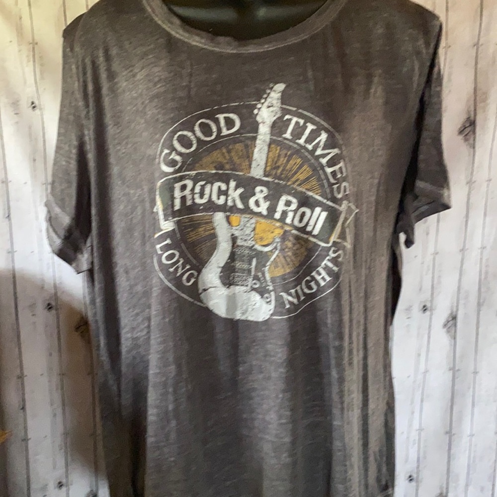 Maurices Graphic Tee Rock n Roll Plus Size XXL